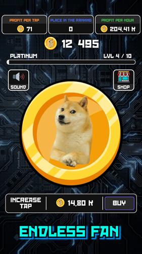 Crypto Clicker Doge Coin Idle Скриншот 3
