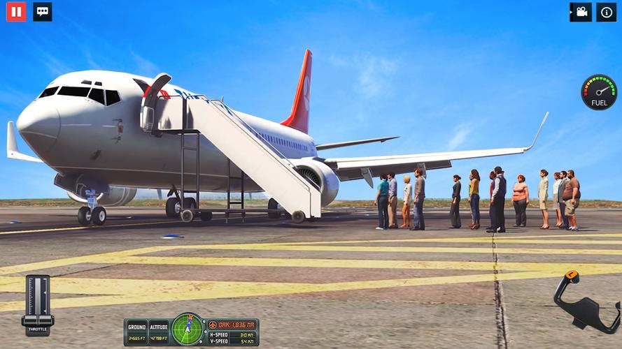 Airbus Simulator Airplane Game Screenshot 1