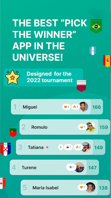Predict the winner soccer 2022應用截圖第1張