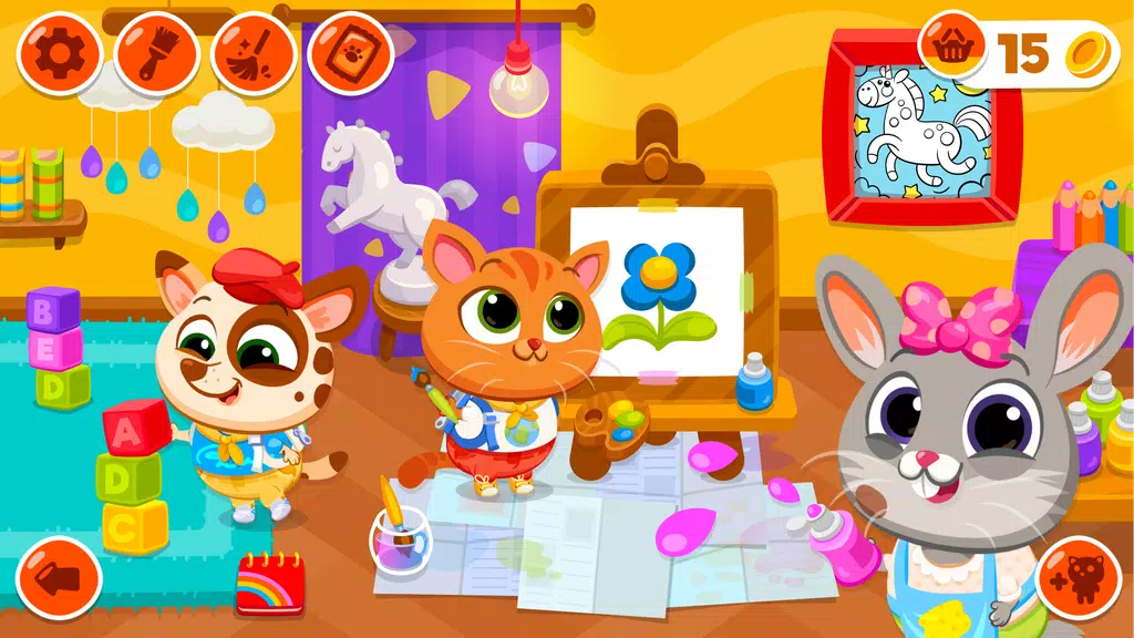 Bubbu School (котик бубу) Скриншот 4