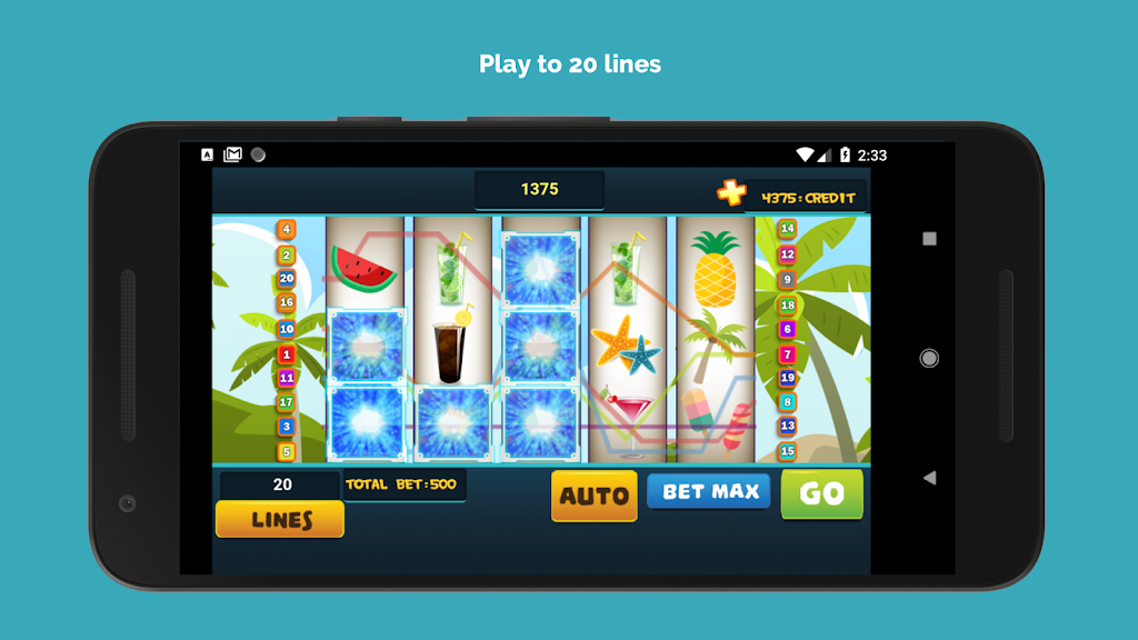 Lucky Vegas - Summer Cocktail Slot Jackpot Machine Captura de pantalla 2