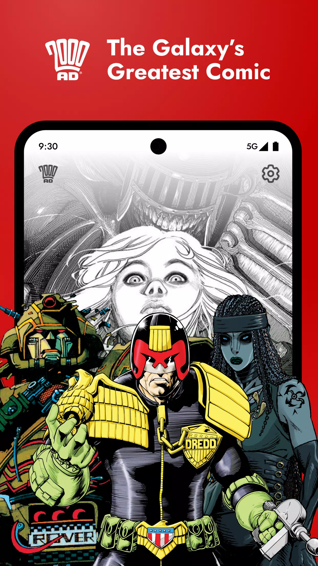 2000 AD Comics and Judge Dredd應用截圖第1張