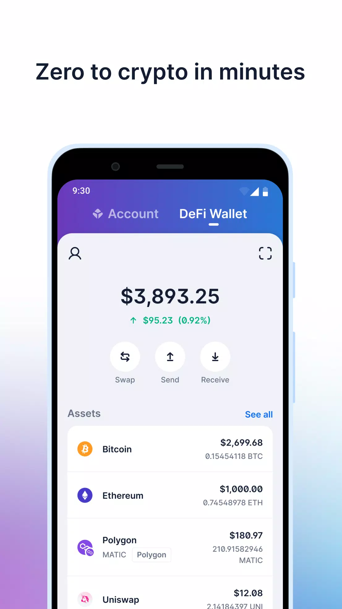 Blockchain.com: Crypto Wallet应用截图第2张