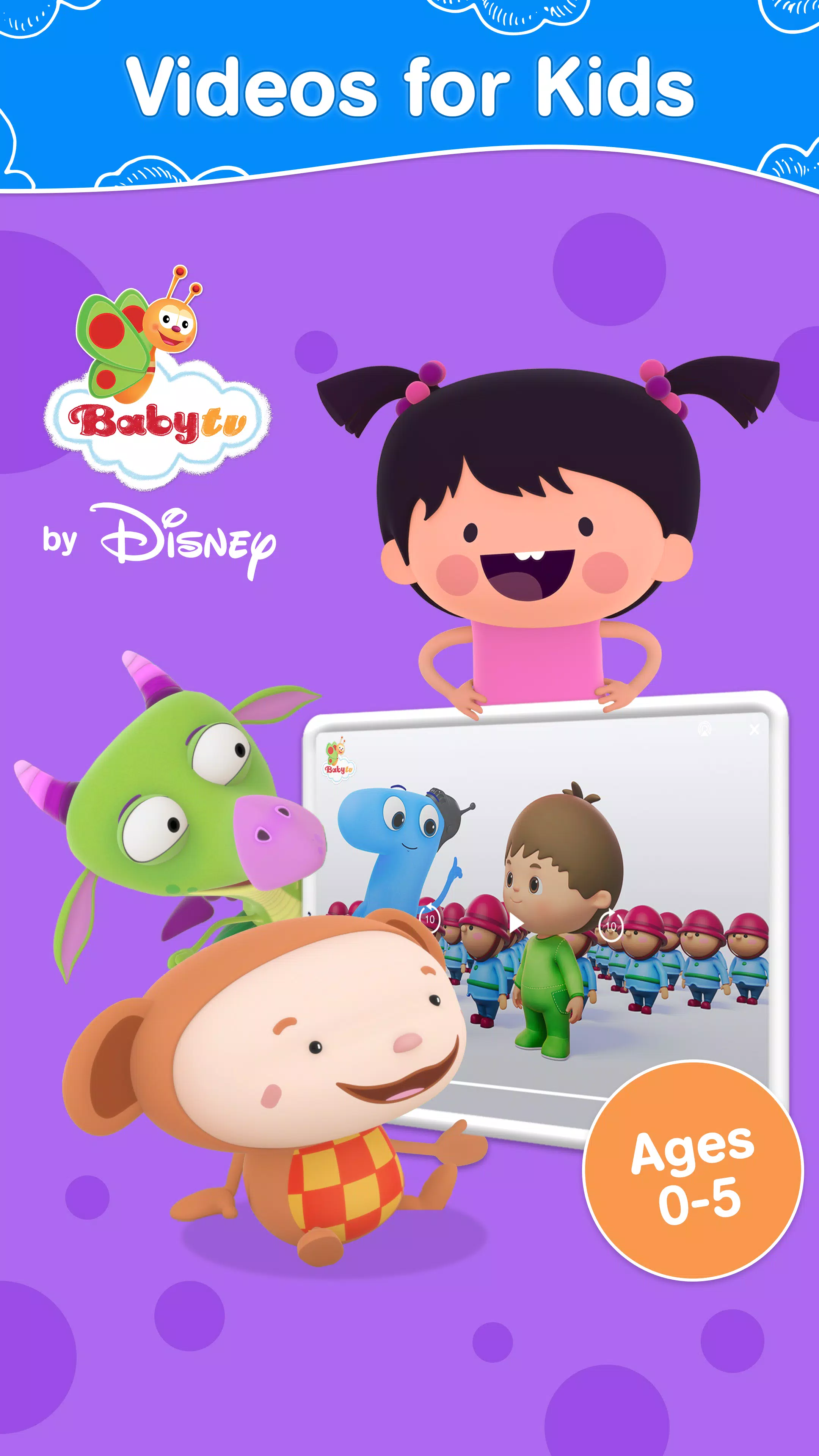 BabyTV - Kids Videos & Songs Screenshot 1