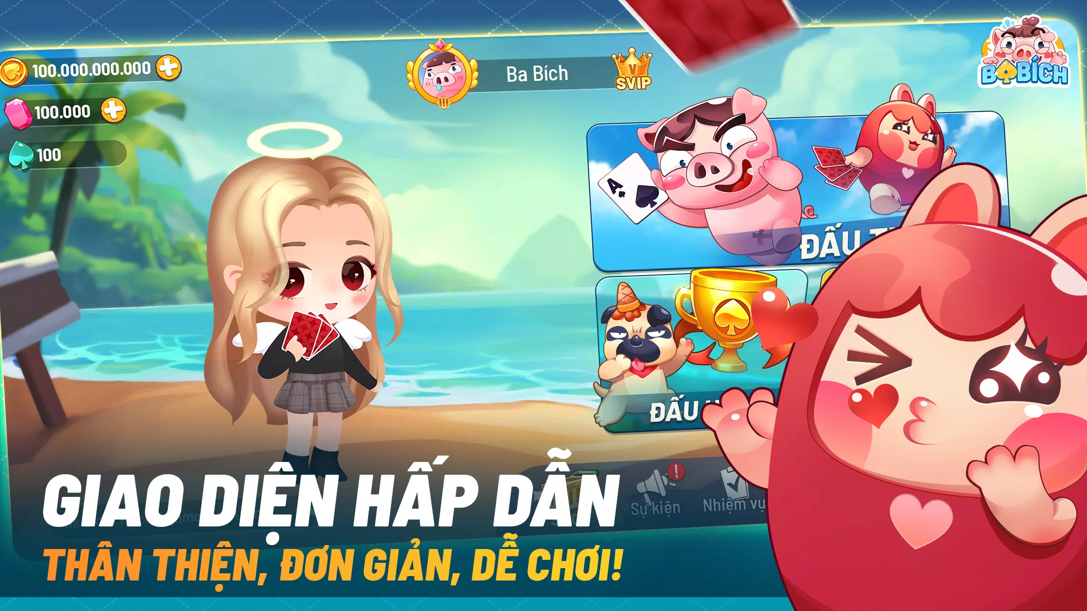 Ba Bich - Tien Len Mien Nam Captura de tela 1