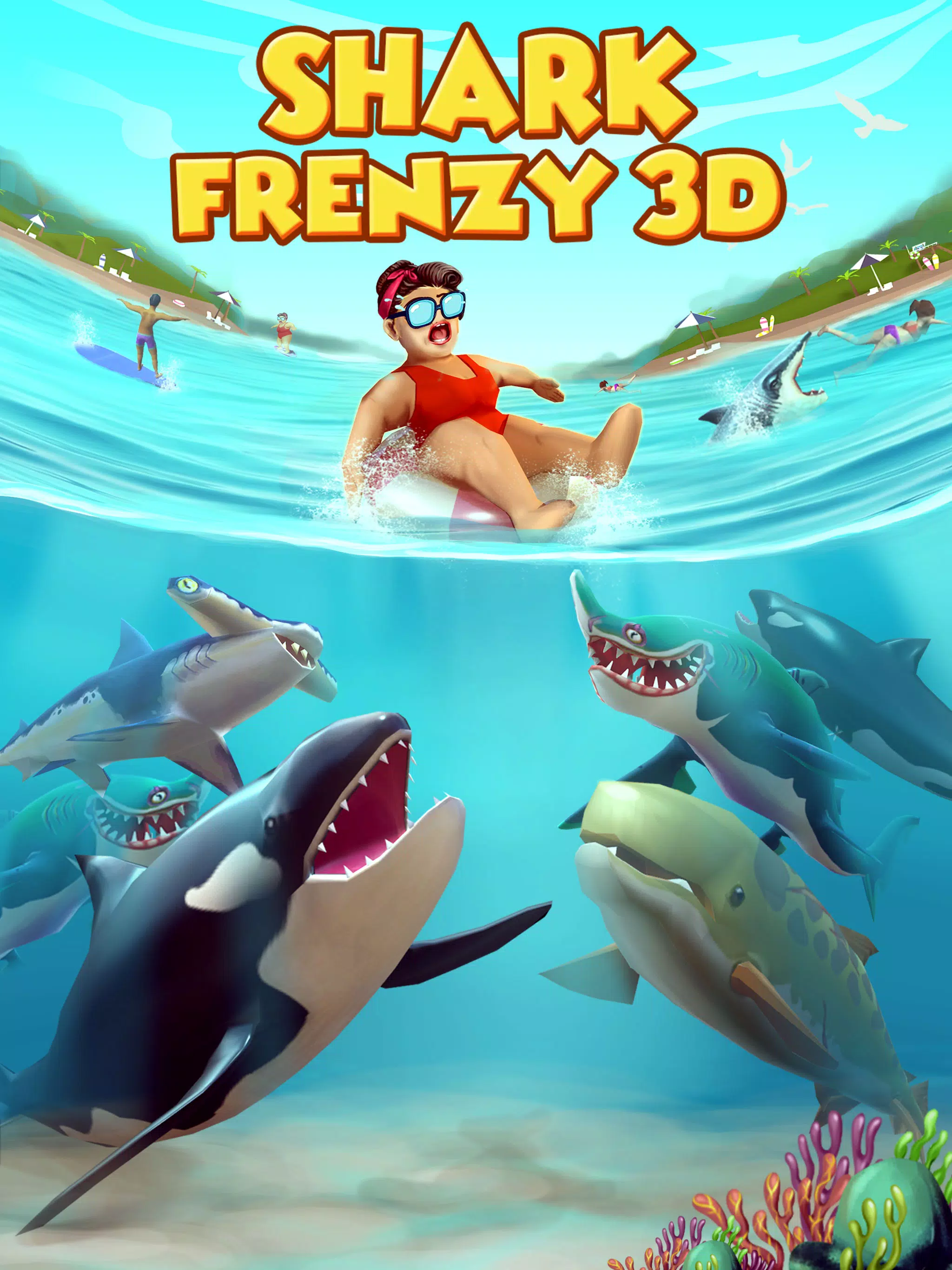 Shark Frenzy 3D應用截圖第1張