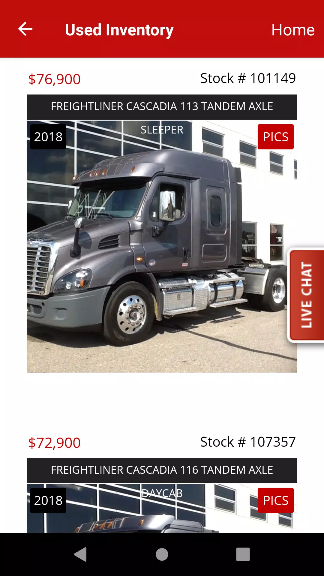 Momentum Truck Group Captura de tela 4