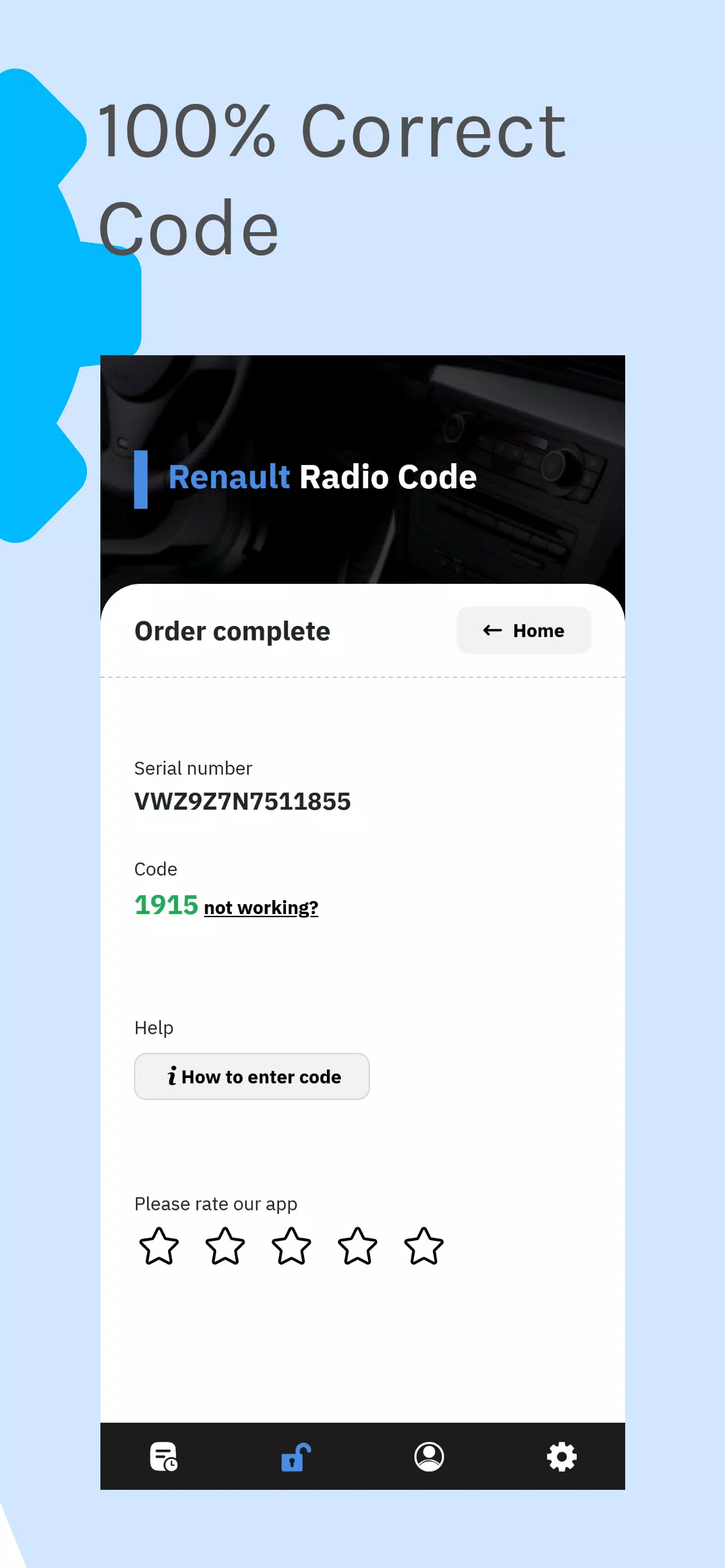 VW Radio Code Generator 스크린샷 3