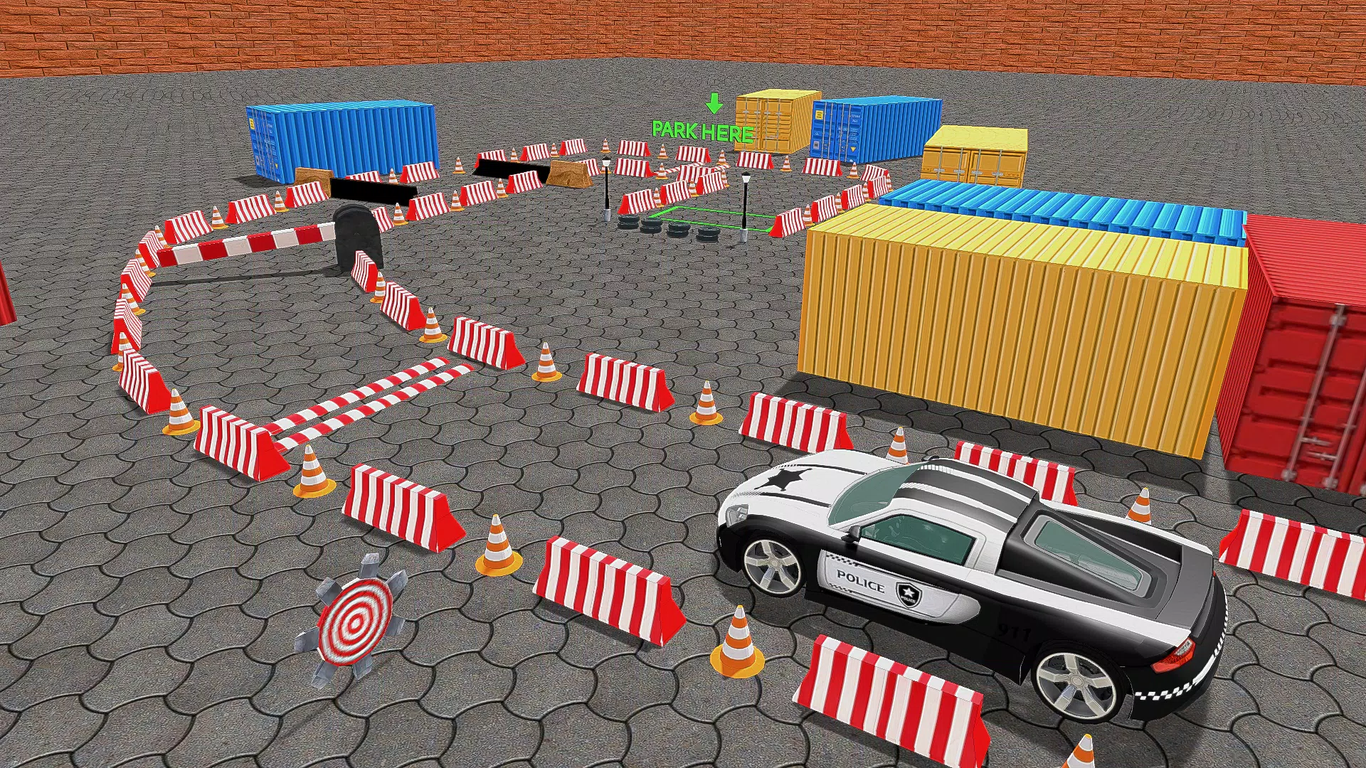Police Car Parking Car Game 3D स्क्रीनशॉट 2