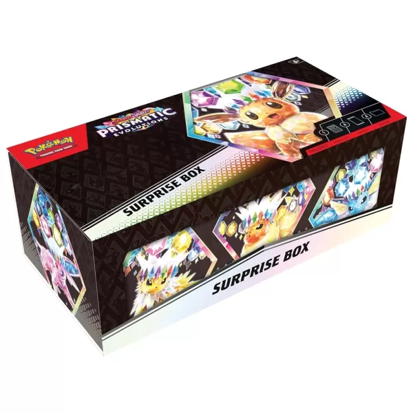 Pokémon TCG Cajas de evoluciones prismáticas reabastecidas en Amazon