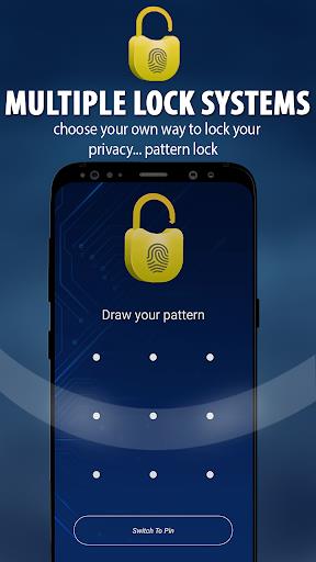 Fingerprint Lock ,Pattern lock,App Lock,Call lock 스크린샷 2