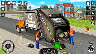 Trash Truck Games Simulator 3D スクリーンショット 4