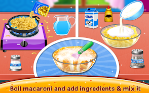 Mac and Cheese Maker Game स्क्रीनशॉट 2