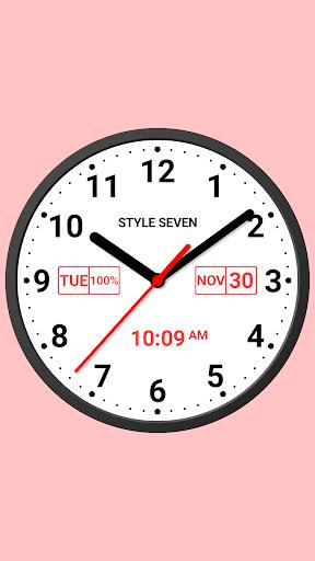 Light Analog Clock-7 Captura de pantalla 3