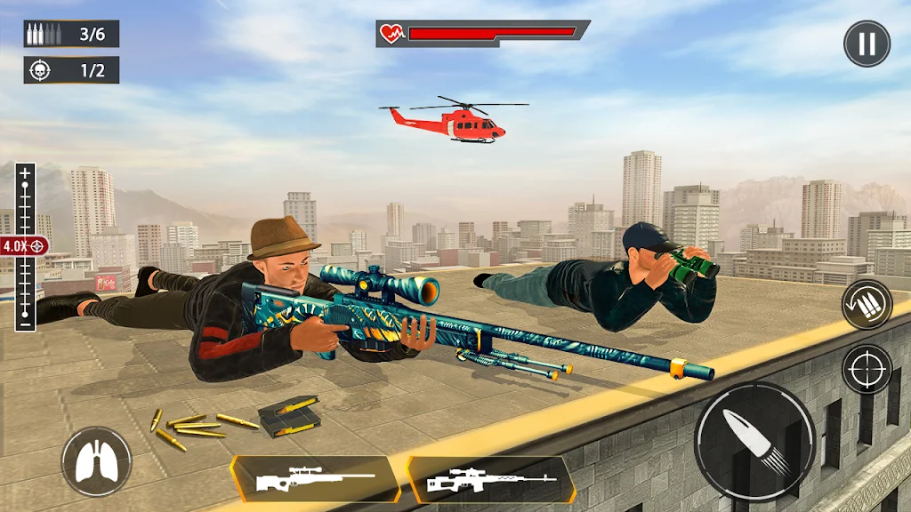 Sniper Shooting Game Offline स्क्रीनशॉट 1