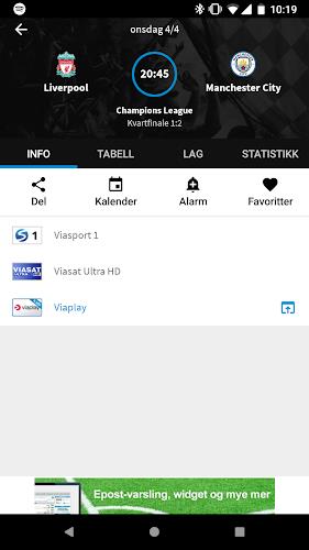 TVkampen.com sport på TV应用截图第3张