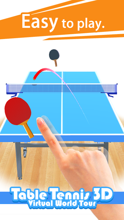 Table Tennis 3D Ping Pong Game Captura de pantalla 3