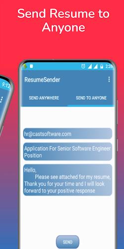 Resume Sender - CV Send Resume スクリーンショット 2