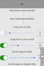 Always visible scroll button Capture d'écran 1