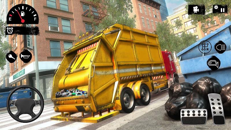 Garbage Dump Truck Driving 3D Captura de pantalla 3