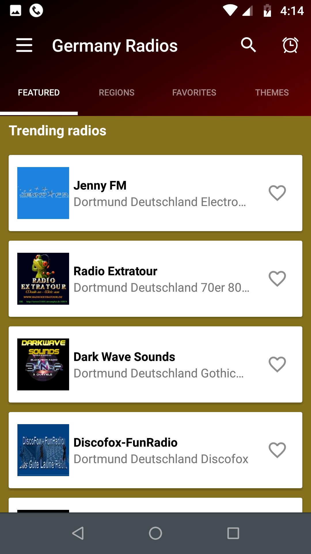 DE Radio App: German Stations Captura de pantalla 3