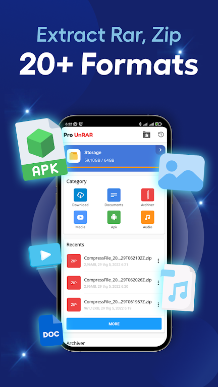 Pro 7-Zip, Unzip Rar Extractor スクリーンショット 3