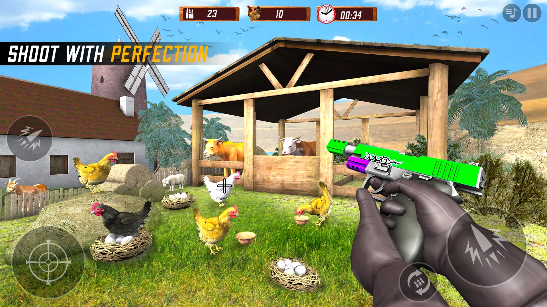 Chicken Shooting 3D Hunt Games應用截圖第1張