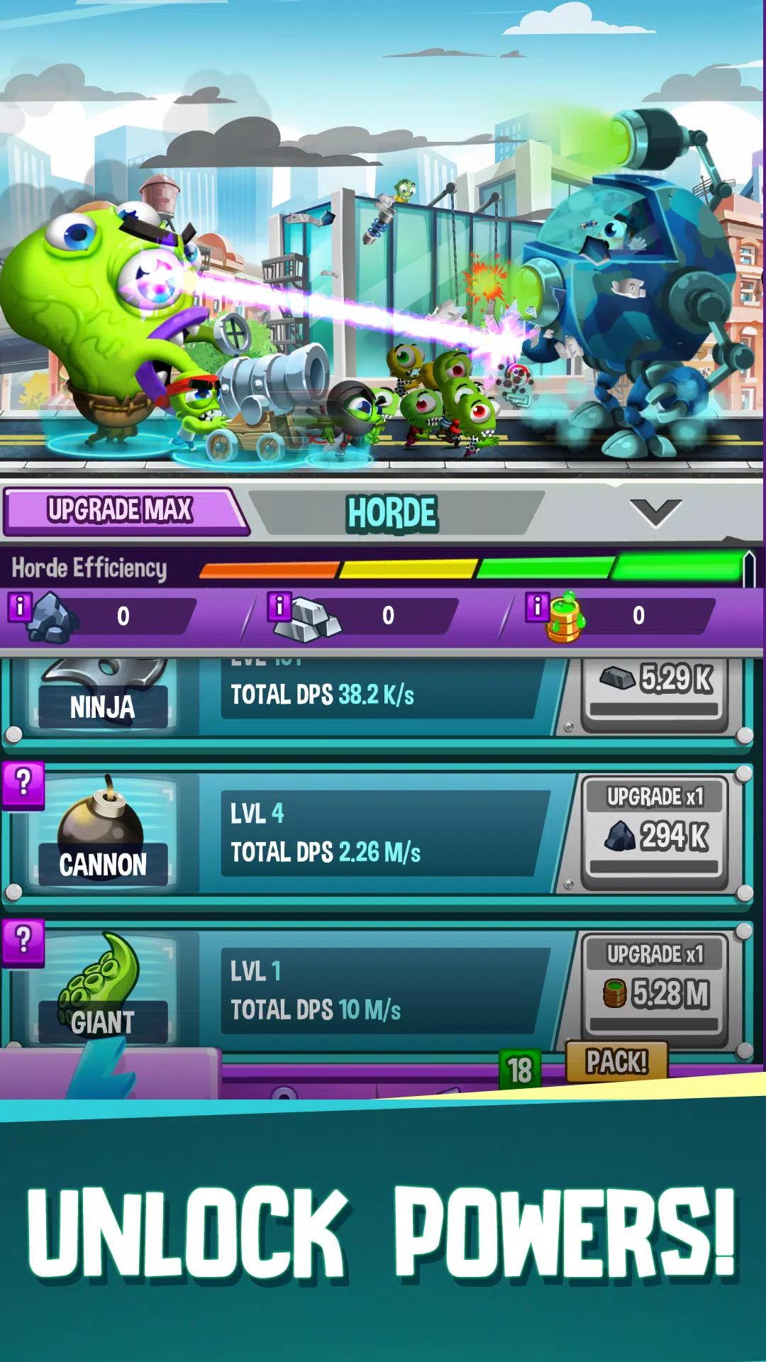 Idle Rush : Zombie Tsunami Screenshot 2