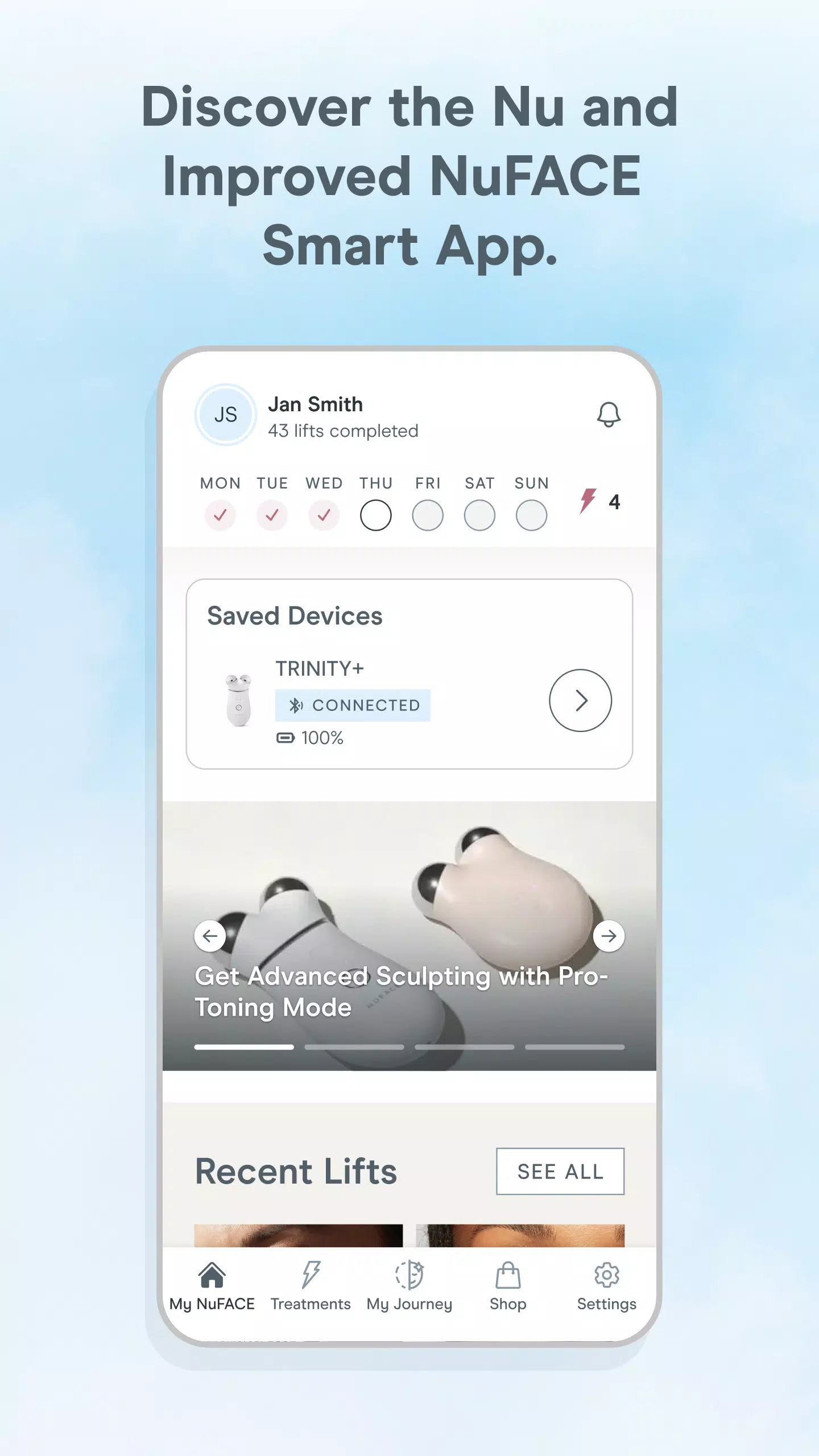 NuFACE Screenshot 1