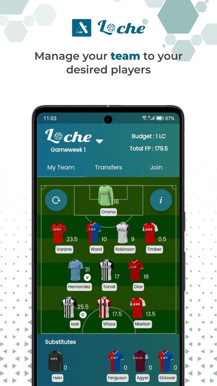 Loche Fantasy Football應用截圖第1張