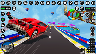 Rampe Wagen Rennen Spiele 3d Screenshot 2