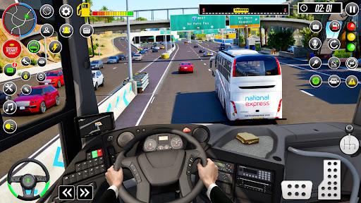 Grand City Racing Bus Sim 3D Capture d'écran 4