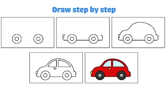 Cars drawings: Learn to draw 스크린샷 4