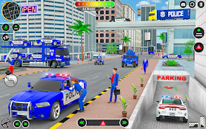 Police Cargo Transport Games スクリーンショット 4