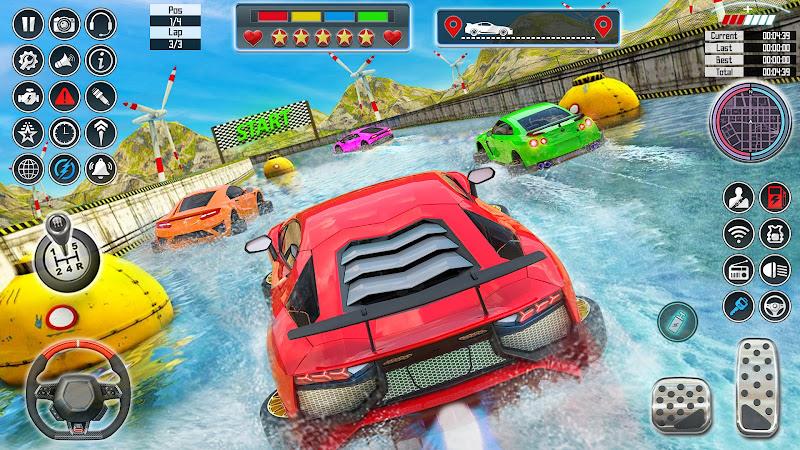 Water Car Racing 3d: Car Games 스크린샷 2