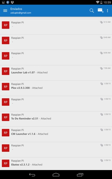 Microsoft Outlook Capture d’écran 1