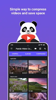 壓片熊貓 - 影片壓縮器: Panda Video應用截圖第1張