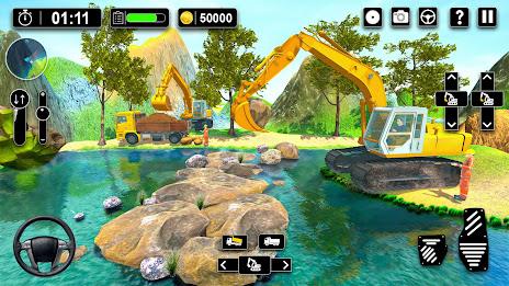 Heavy Sand Excavator 3D Sim Скриншот 2