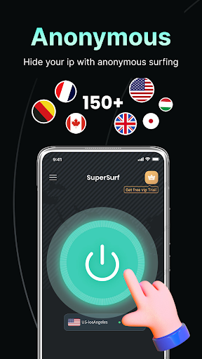 SuperSurf VPN - Fast &Safe VPN Capture d'écran 4