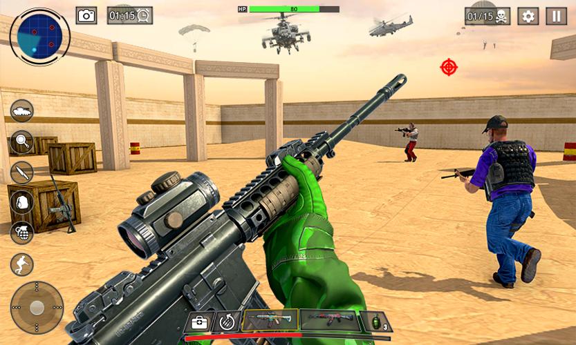 FPS War Game: Offline Gun Game應用截圖第1張