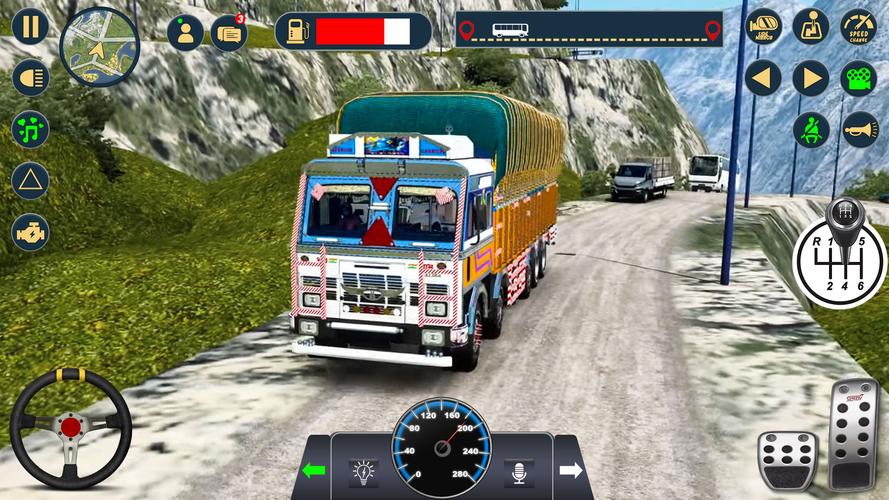 Indian Truck Drive Lorry Games スクリーンショット 1