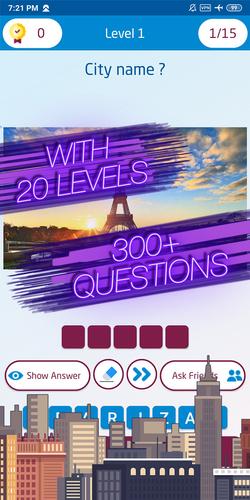 Guess the city game应用截图第3张