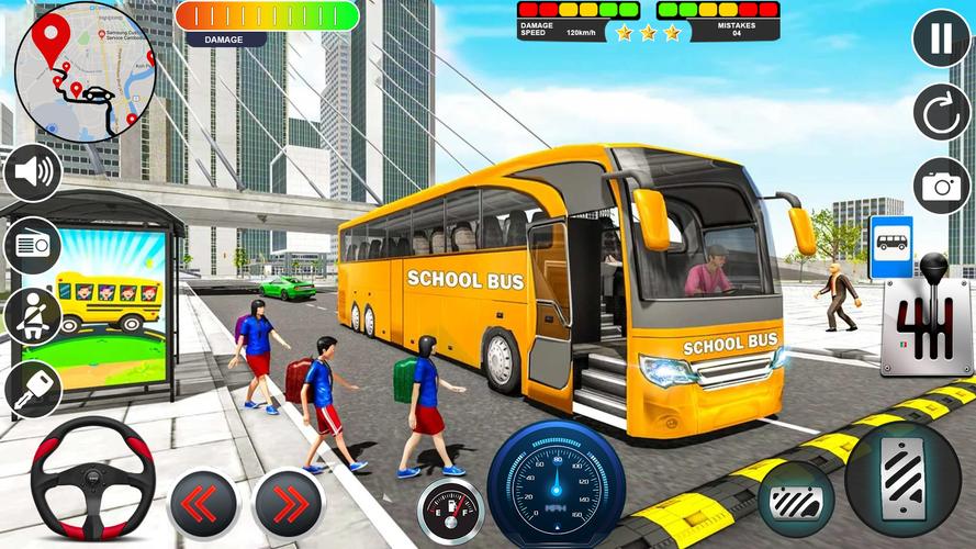 School Bus Simulator Bus Games 스크린샷 3