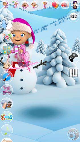 Talking Baby Babsy Winter Fun應用截圖第4張