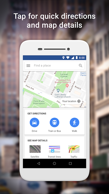 Google Maps Go - 路線、路況及大眾運輸應用截圖第1張