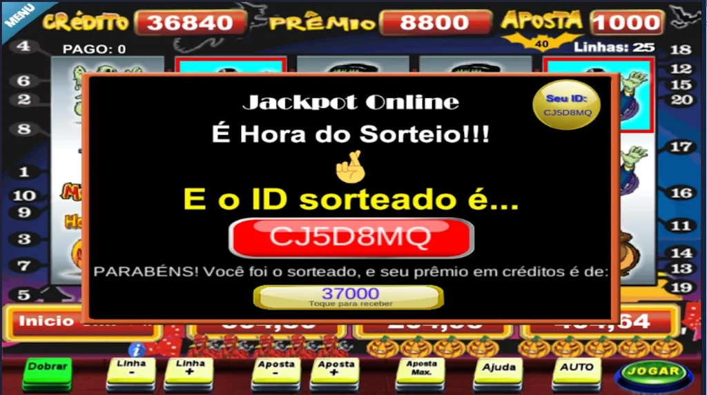 Halloween Caça Niquel Slot Скриншот 2