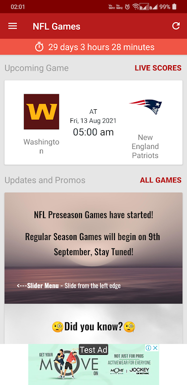NFL 2024 Schedule Scores Screenshot 1