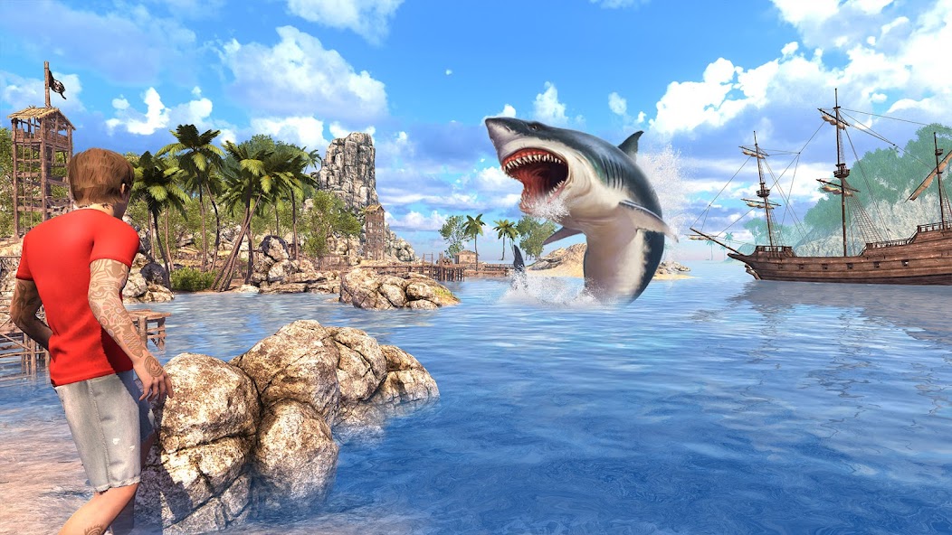 Angry Shark Games: Game 2024 Mod應用截圖第1張