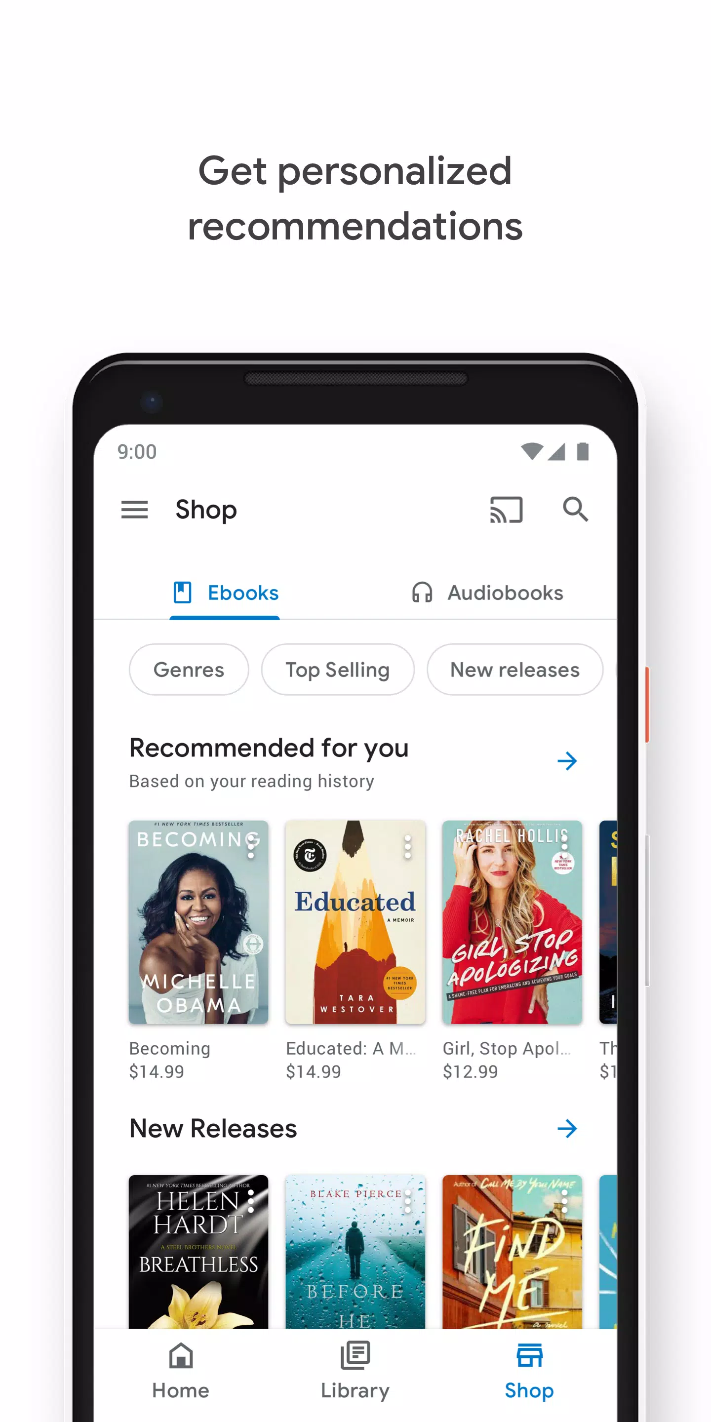 Google Play 图书应用截图第1张