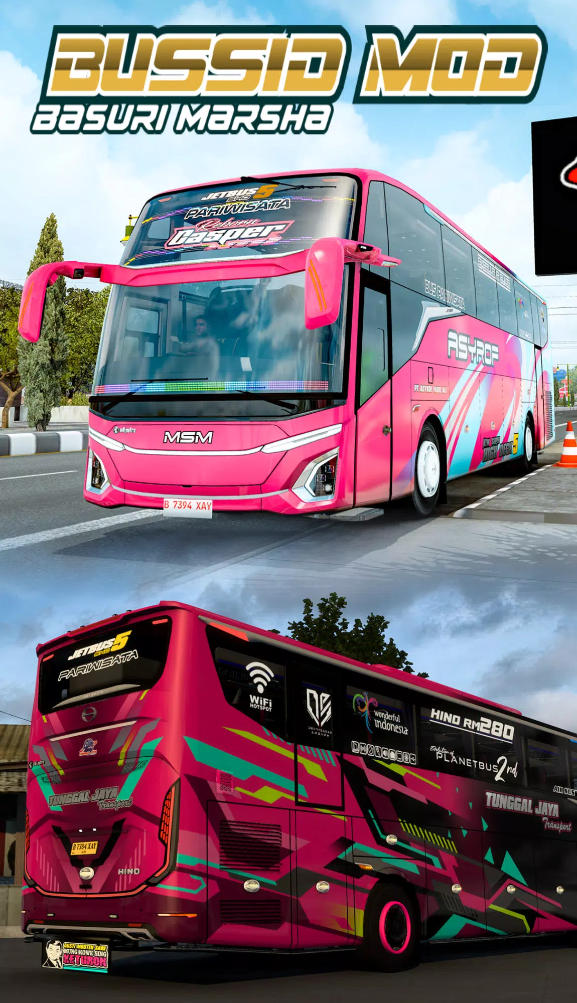 Bussid Mod Basuri Marsha应用截图第2张